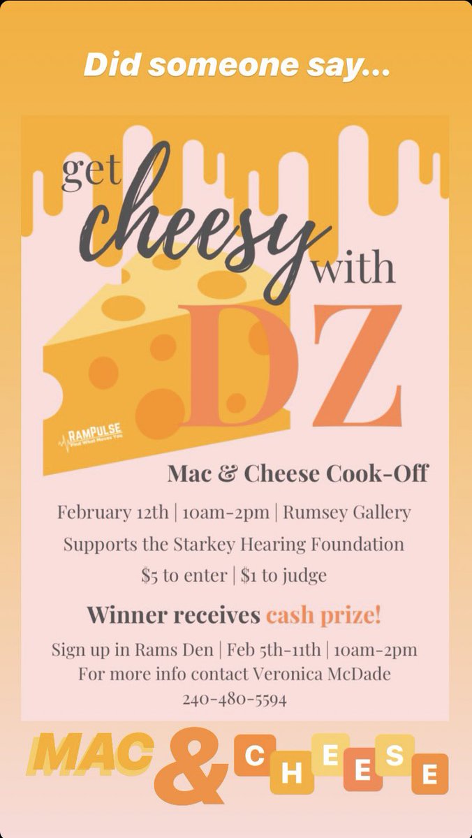 Get cheesy with DZ... &amp; enter our Mac &amp; Cheese cook-off😉🧡💛