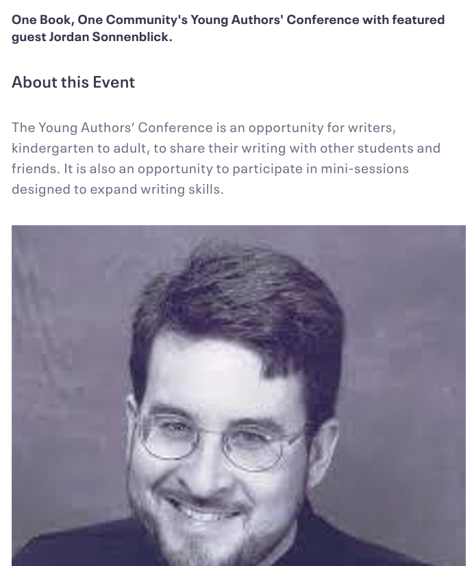 SeamusWCampbell's tweet image. The 2020 Young Authors Conference is set to take place on Saturday, March 28 at Frankford Township School.  
Registration:  tinyurl.com/ONEBOOKYAC  @FrankfordPride @HPRwildcats @SWRegional @MrsFenlonHPMC @gmeliphd @LoriComstockNJH @hngonzalezz @DeodinoWildcats @JenCenatiempo