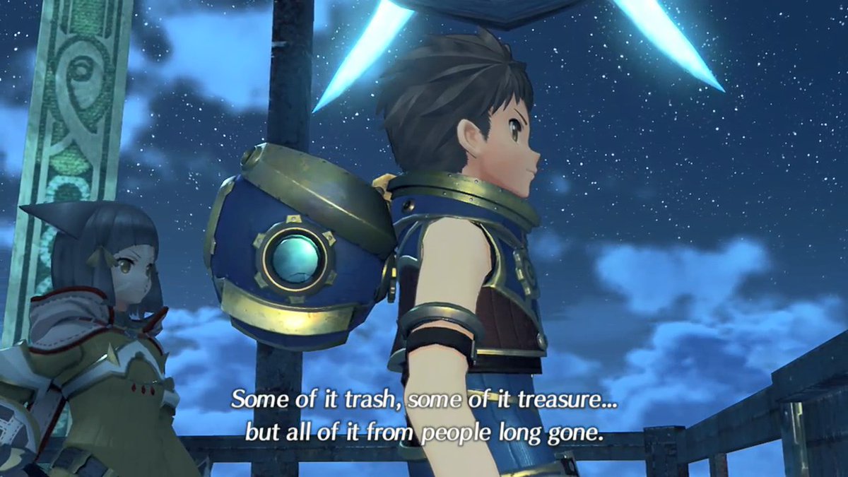 I love the one on one conversations in this game and how they go into the characters, like Rex's conversation with Nia in chapter 1 . Even though he's generally goofy and somewhat immature you can see he's a lot more insightful than you'd expect  #Xenoblade2