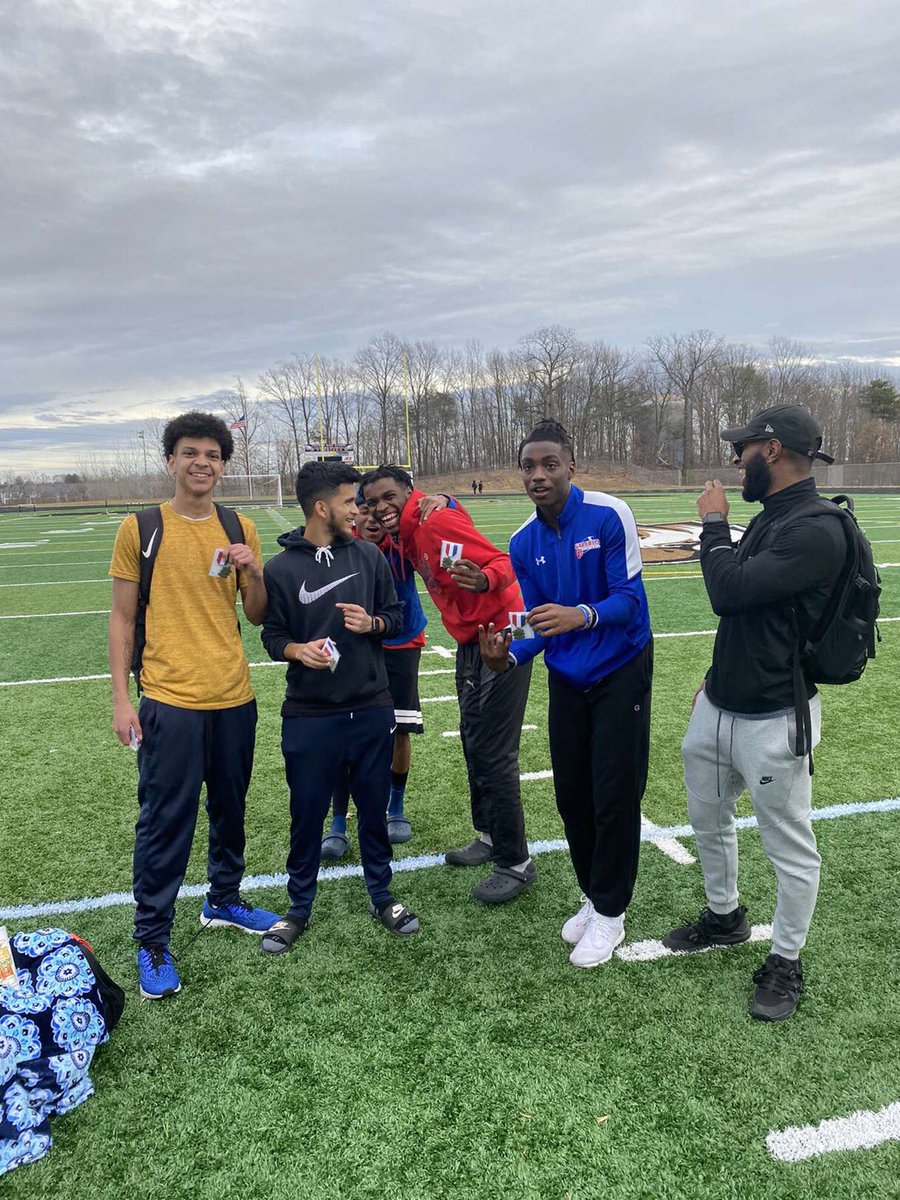Congratulations to these Cardinal District Champs! 4x200 of Jabez, Muhammad, Paris &amp; Bishop (1:30.43) and Moses in the 55H (7.69)! <a href="/G_FHSAthletics/">Gar-Field Athletics</a> <a href="/Gar_Field_HS/">Gar-Field HS PWCS</a>