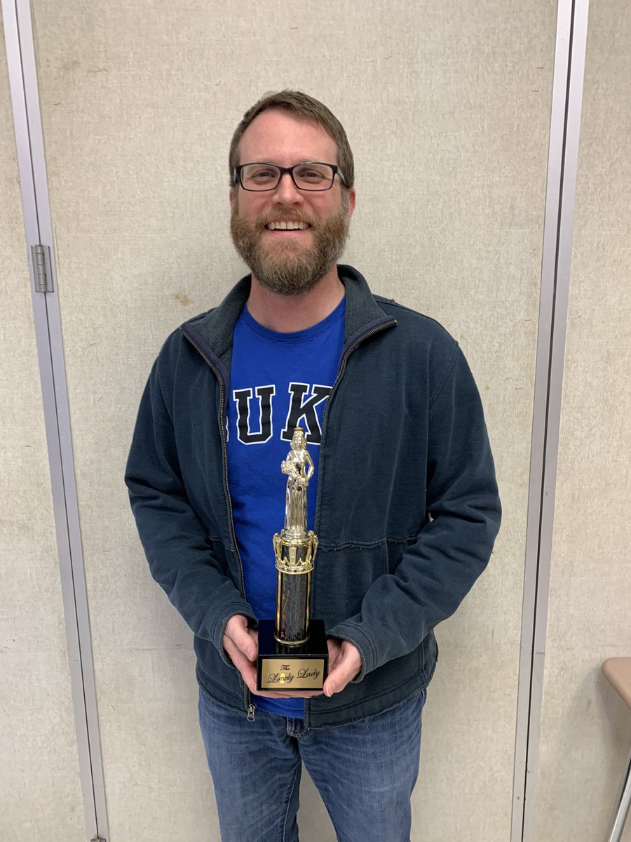 ShsInnovations's tweet photo. Congrats to Mr. Sims for being this months Lovely Innovator winner! In addition to a top-notch beard, he won the award for being a leader on his Learning Team PLC #innovateallday https://t.co/G466sOjwZp