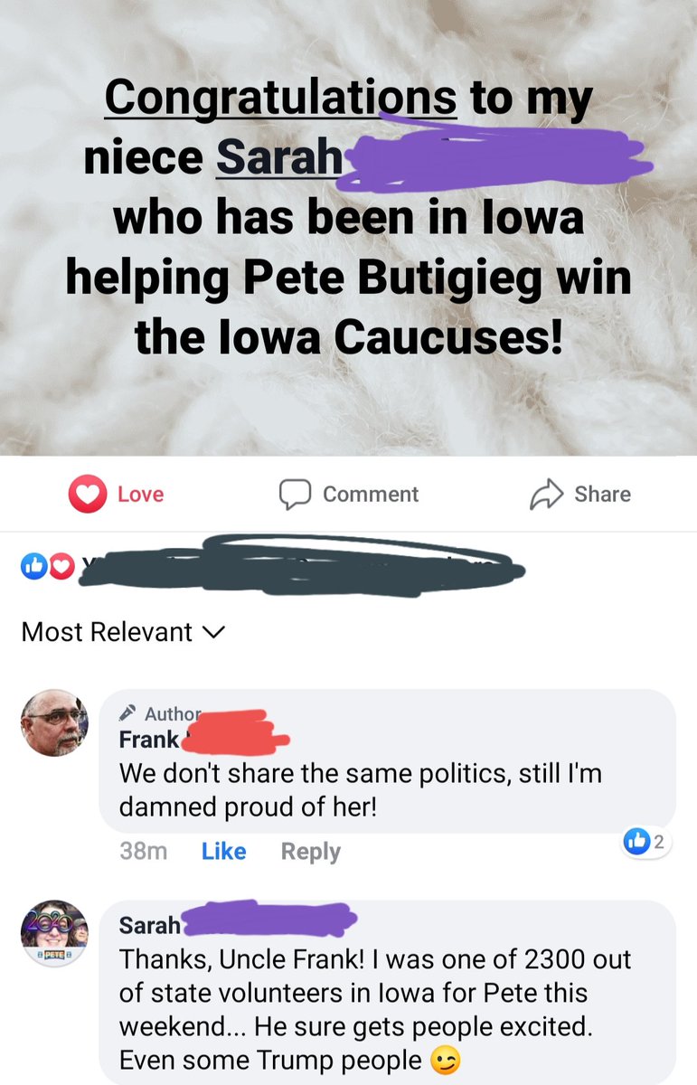 SWVAforPete's tweet photo. My Bible-thumping, Trump-supporting uncle. 

(We all have one, right?!)

I'd love to get Uncle Frank to a Pete event. Frank is a deacon &amp; teaches Sunday school. He's Baptist so there's some differences in interpretation, but I bet he'd be impressed.

#buildingbridges #notwalls https://t.co/4vBCfKQISM