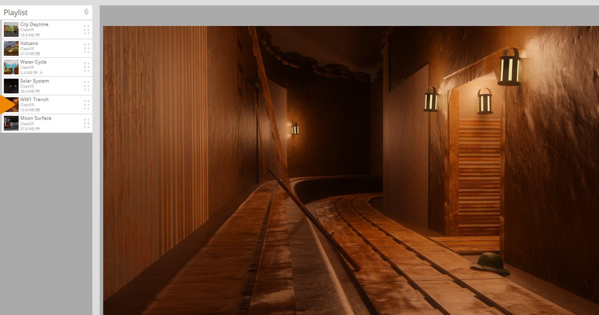 Loving the new Explorable Scenes with <a href="/ClassVR/">ClassVR from Avantis</a>! Such a cool update - a walk through experience that the students can drive! Awesome! Nice work guys... #ClassVR #EdTech #MIEexpert @MSAUedu <a href="/ImmersiveIT/">ImmersiveIT</a>