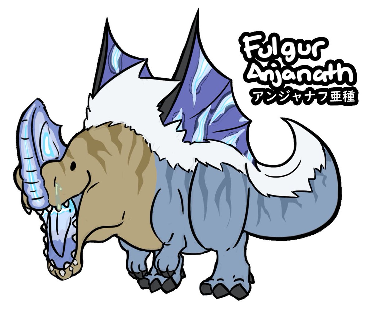KinoKreations's tweet image. Thunderous sneezes can be heard echoing through the Hoarfrost Reach, an apex predator: Fulgur Anjanath the Thunder Jaw Wyvern! 

#monsterhunter #monsterhunterworld
#Iceborne