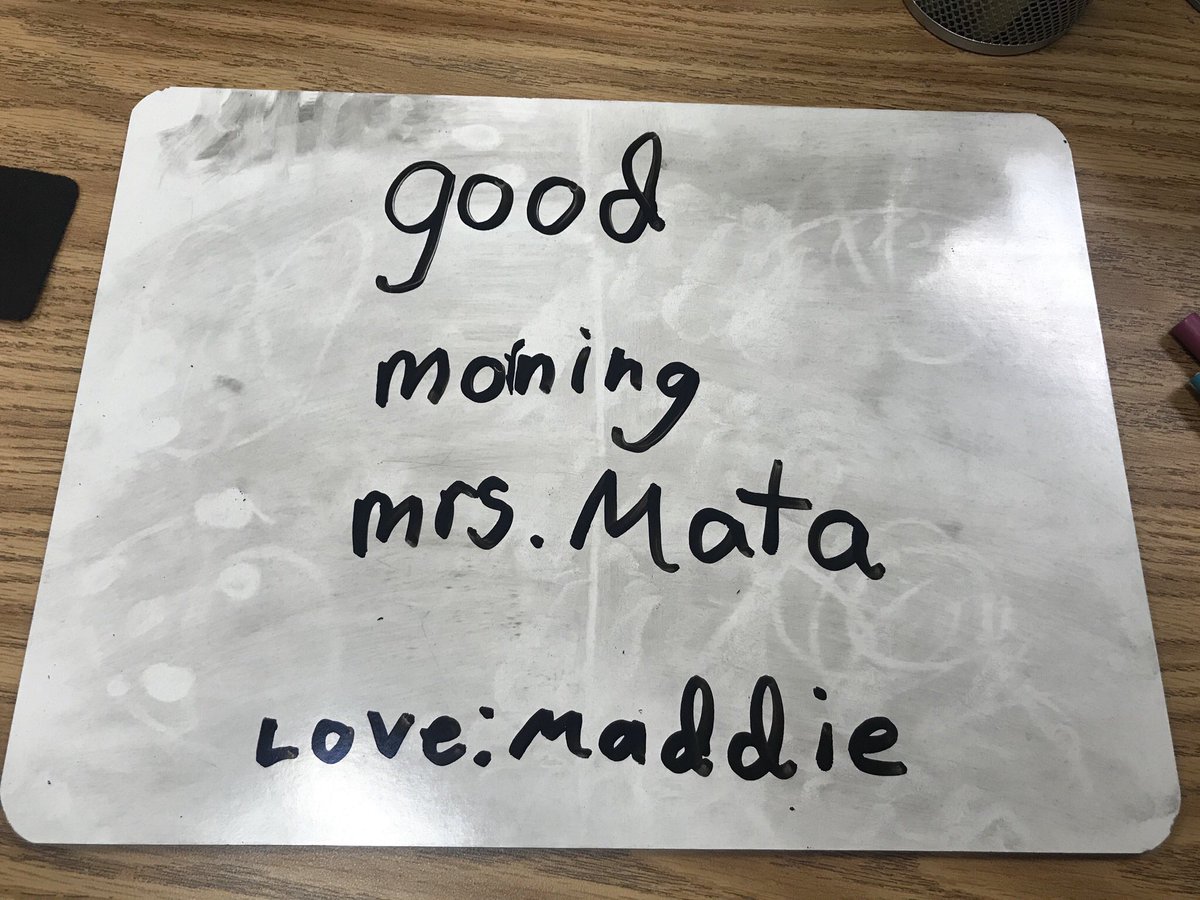 Had to take a 1/2 day today, came back to school tonight to get some work done and found this left for me. Some days are harder than others, but little things like this remind me how lucky I am to have the best job in the world. #CAwow #CAsmiles
