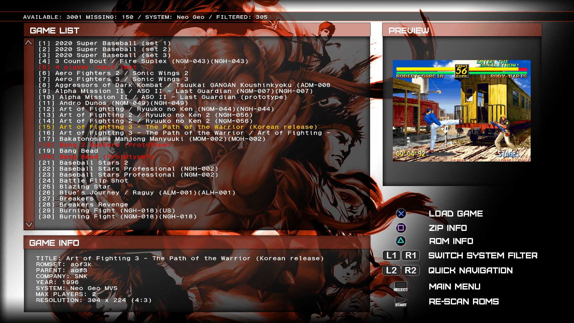 PSX-Place on X: FBNeo RL (Retro Loader): A fork of FBA RL    / X