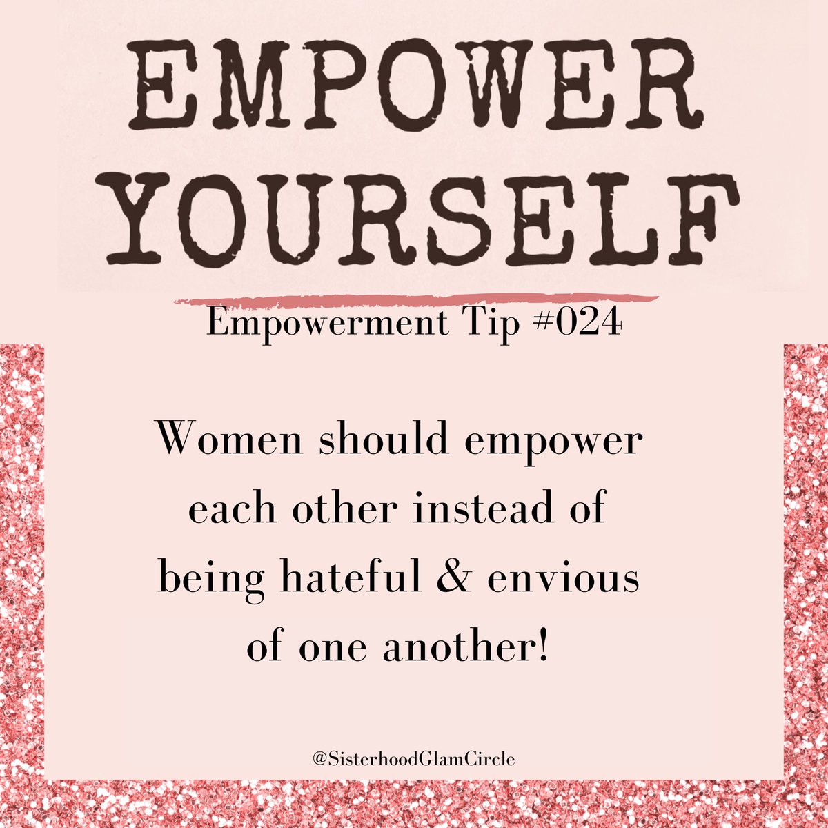 SisGlamCircle's tweet photo. Late night Empowerment Tip💞💖#empoweringwomen #empoweredwomen #inspiration #SisterhoodGlamCircle #SGC #sistersfromgod #sistersthatempowermore 💖 https://t.co/oOpUoI9Idm