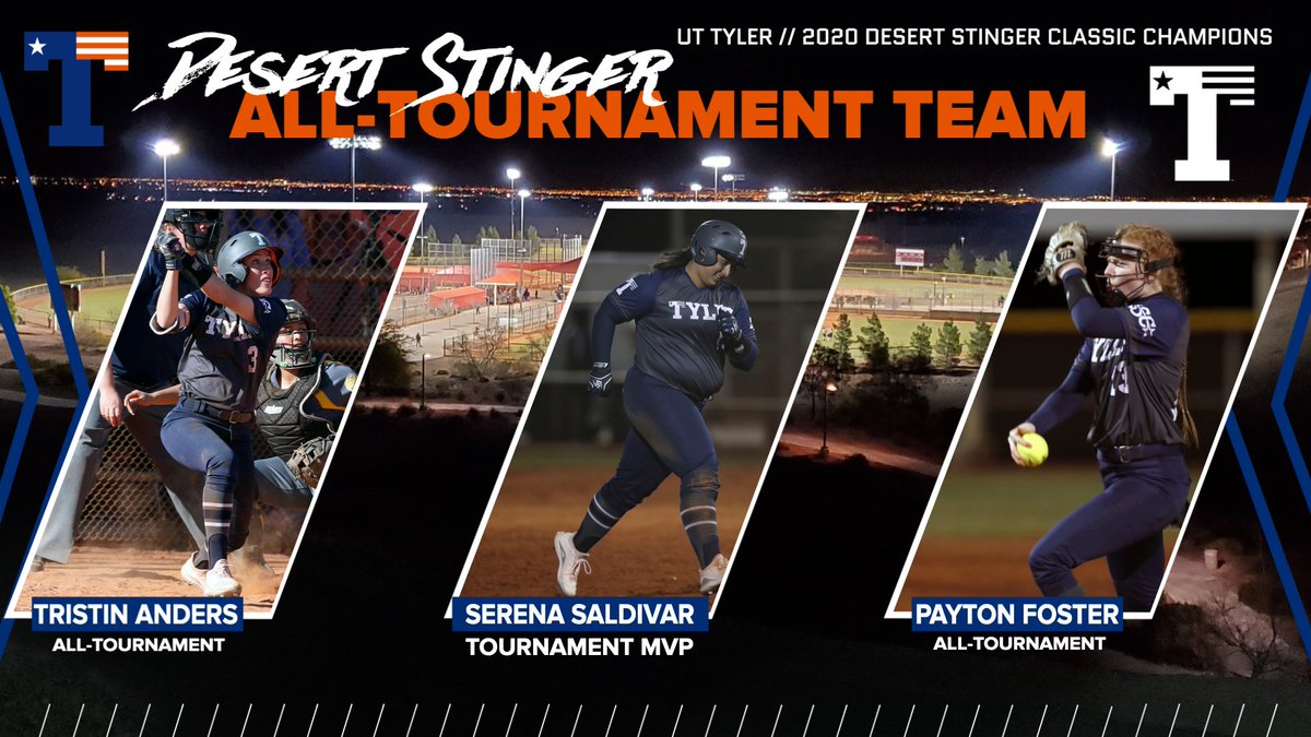 uttylerpatriots's tweet photo. 🏆Trophy Time: @Patriot_sb claimed the #DesertStinger team championship, and Serena Saldivar was named Tournament MVP, batting .750 (9-for-12) with 3 HR and 11 RBI.

Saldivar was joined on the all-tournament team by Tristin Anders &amp; Payton Foster.

Story: https://t.co/HrFhaNMzIj https://t.co/2PxOyZNpIx