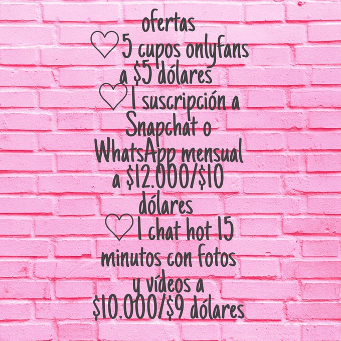 Nuevo material disponible para suscriptores de onlyfans (quedan 2 cupos a $5 d&oacute;lares) y Snapchat https://t