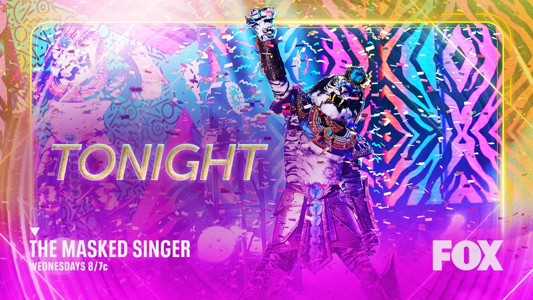 MaskedSingerFOX's tweet photo. Another secret celebrity will be revealed! 👀

RT if you're watching #TheMaskedSinger playoffs TONIGHT at 8/7c. https://t.co/4fXi01q7rG