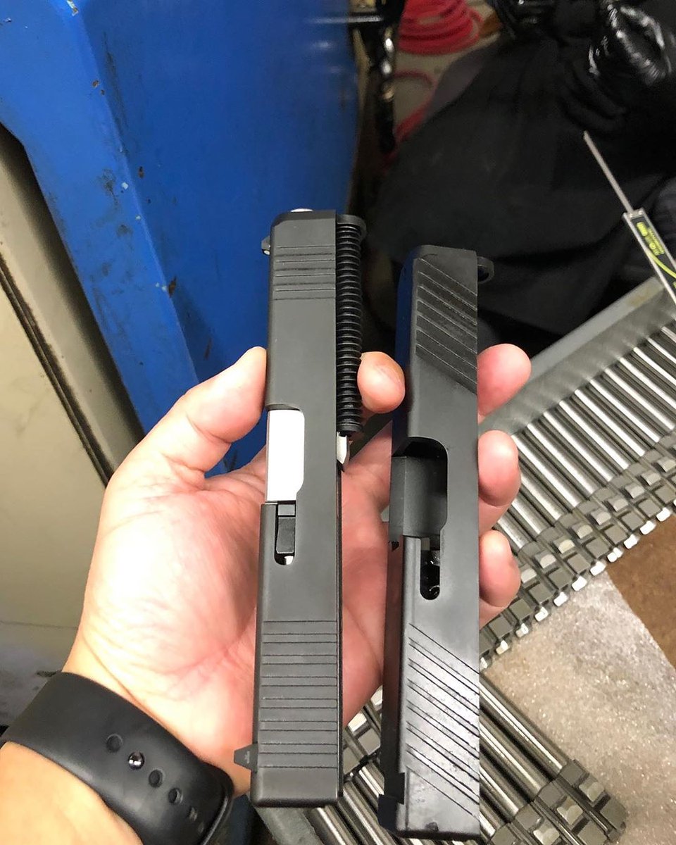 SpintaPrecision's tweet photo. Glock 19 Gen 3 slides. Simple is sometimes better. #glockporn #glock19 #Spintaprecision #AZWS 

https://t.co/O4wwuuiJDe https://t.co/2G8P130R5L