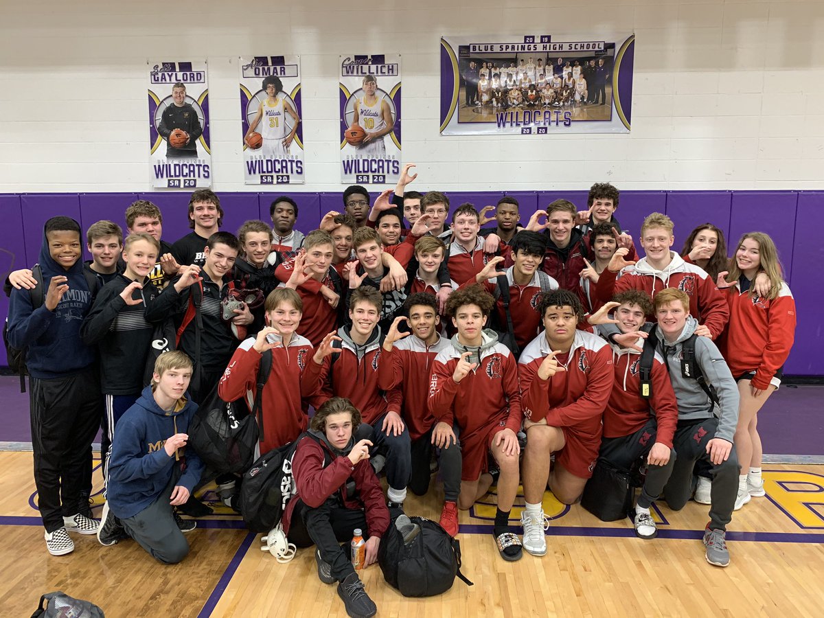 LSNwrestling's tweet photo. Sooooo Proud of these guys.  CONFERENCE CHAMPIONS!!!!  First time in school history.   Facing major adversity (3 starters out) against a really good Blue Springs team we had a total team effort to 33-32.  AWESOME!!! https://t.co/B46OYvWoxx