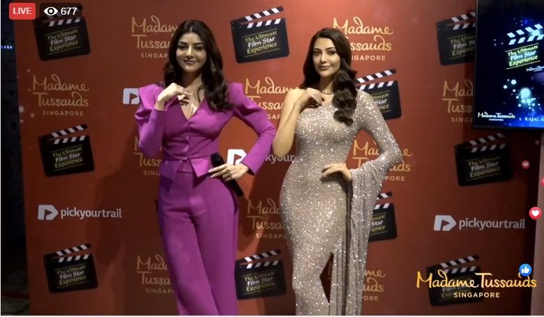 Present you the greatest actress wax statue 😍😻😍😘

@MsKajalAggarwal #KajalMadameTussauds