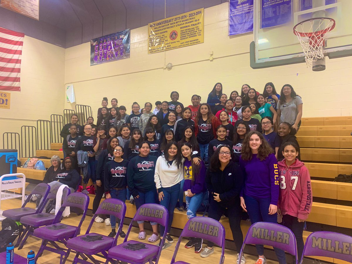 What a turnout for middle school night with our future Lady Bucs! We loved having the support of all 3 of our feeder schools this evening - Driscoll, Martin, and Metro! So excited for our future Lady Bucs! 💜🏀 #TrustTheProcess
