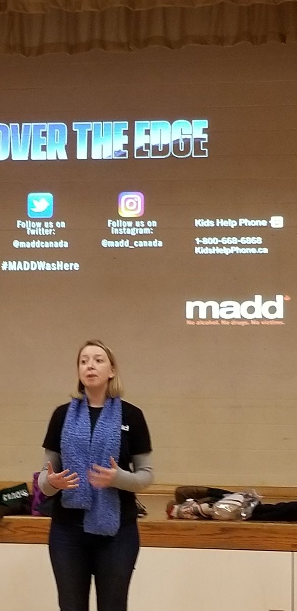JantziLaurie's tweet photo. Did you know that every day in Canada 4 people are killed as a result of impaired driving? A powerful presentation today @ASPS_TDSB by madd- Mothers Against Drunk Drivers @maddcanada. Thank you for sharing stories and encouraging our students to make smart choices! @LC3_TDSB https://t.co/MQwZHODTWy