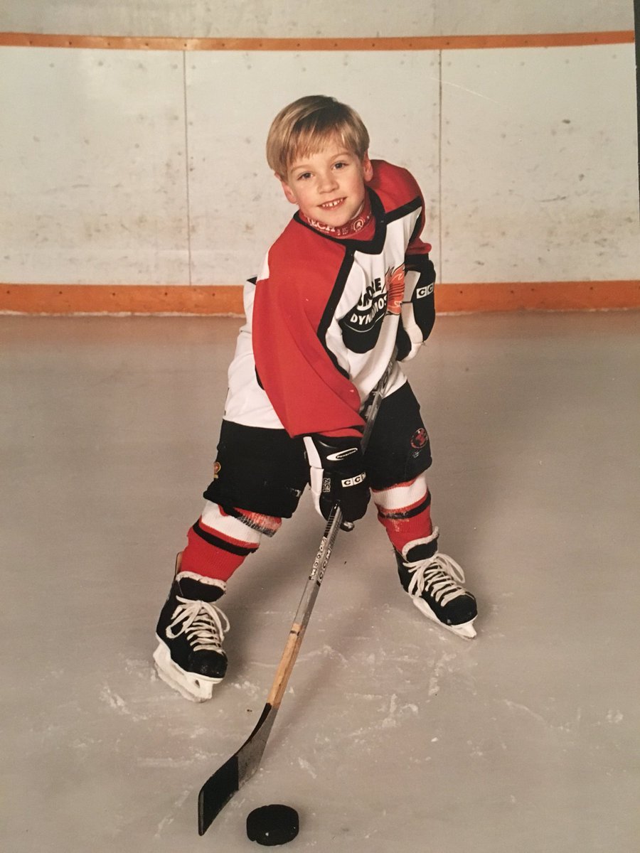 This little guy LOVED hockey and was lucky enough to grow up in Dinsmore with fantastic coaches and managers and a rink he could skate in every day...and he’s now a proud third-generation Sr. Dynamo. Dinsmore IS hockey, but we need your support at krafthockeyville.ca