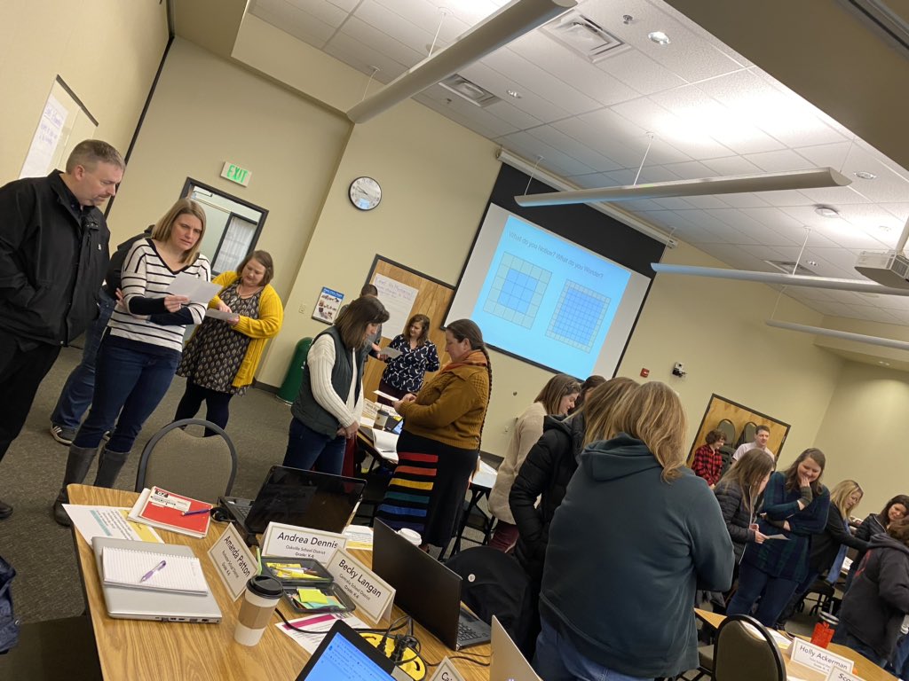 mrsblackrms's tweet photo. What a wonderful day of #mathfellows! #promotingequityandaccess #dismantlingbarriers #standandtalks #facilitatingmeaningfulmathematicaldiscourse #5practices #weareESD113 https://t.co/mzqd8qyZOC