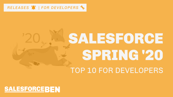 FlosumALM's tweet image. Top 10 Salesforce Spring ’20 Features for Developers salesforceben.com/top-10-salesfo… #ForDevelopers #Releases