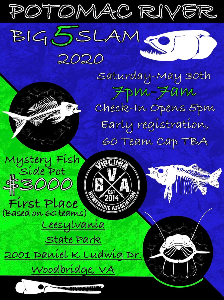 ReapersOutdrAdv's tweet photo. The date is set! Now just time to wait for the preregistration! #virginiabowfishingassociation #bowfishing #amsbowfishing #reapersoutdooradventures #getreaped https://t.co/hYPddp2lRy