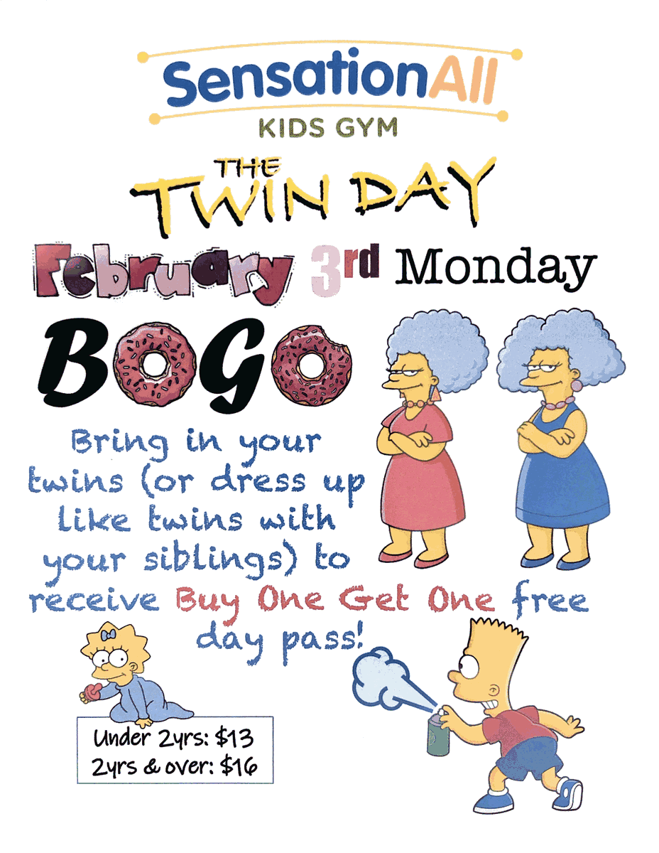 Monday 2/3 Twin Day!  Wednesday Communication Power Hour! Friday First Friday Discount - mailchi.mp/skgym/10_pack_…