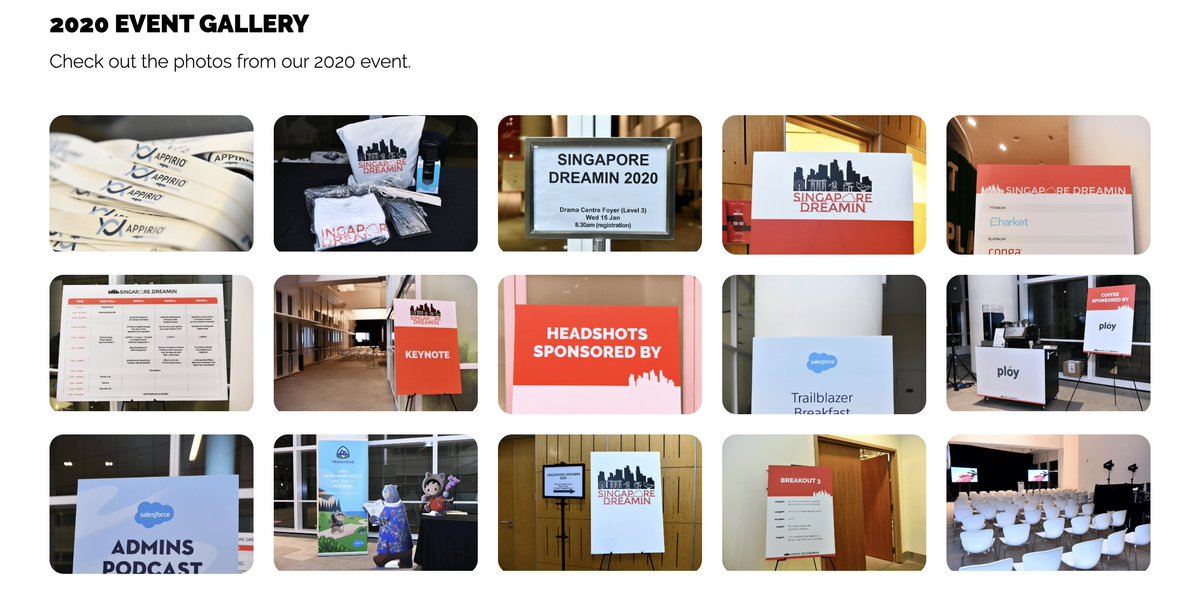 Event Gallery is up on singaporedreamin.com! Go look for yourselves and download the photos for the first Dreamin event of the new decade!

#singaporedreamin #trailblazercommunity #salesforce
