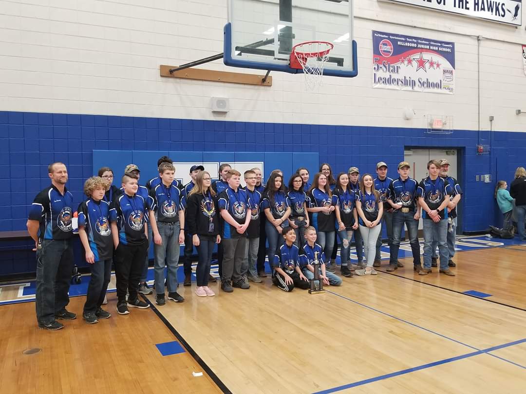 hsdr3archery's tweet photo. HS &amp; JH archery teams took 1st place in the Hillsboro Open! Shout out to HS top boy Donald 296 &amp; HS top girl Payton 294, JH top boy Scott 290 &amp; top girl Sabrina 288. HS took top 8 spots &amp; JH took 7! Congrats to all students &amp; parents for making it such a successful day! https://t.co/uQbHpYQKs4