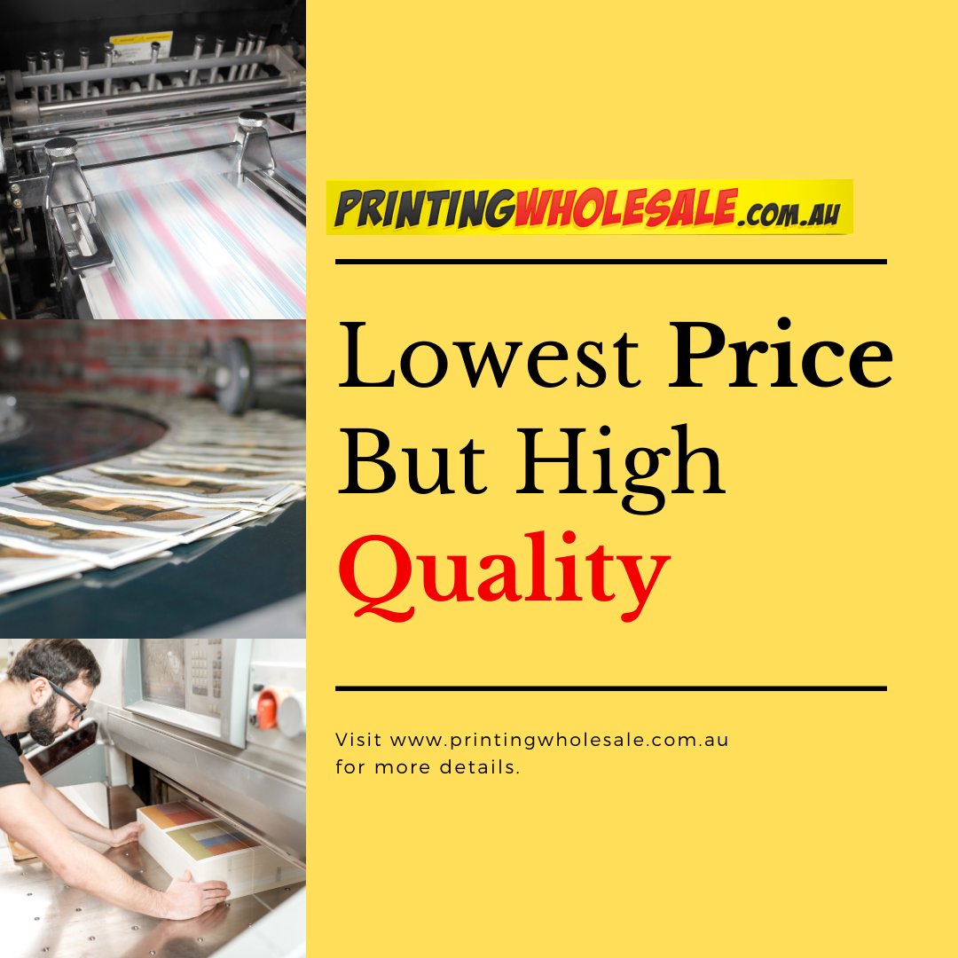 Printing Wholesale provides you with a personalised and quality printing. Whether you are after full colour, spot colour or custom shaped printing, you can count on Printing Wholesale! printingwholesale.com.au
#printing #printingpress #printingcompany #printingservices