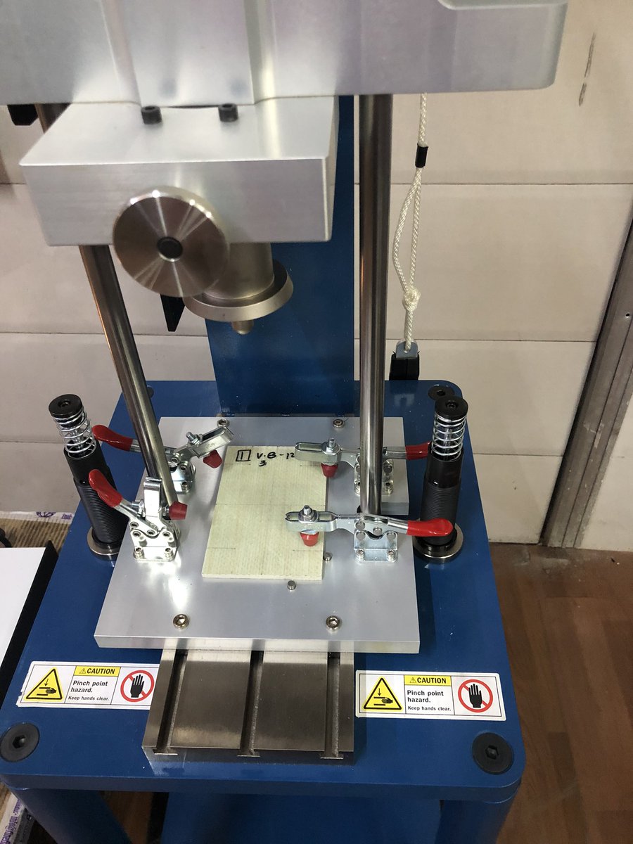 FineFinishTeam's tweet image. Our new drop weight impactor from Material Testing Technology USA for testing as per @ASTMIntl ASTM D7136 and ASTM D7766 #impacttest #dropweightimpactor #CAI #newtestfacility