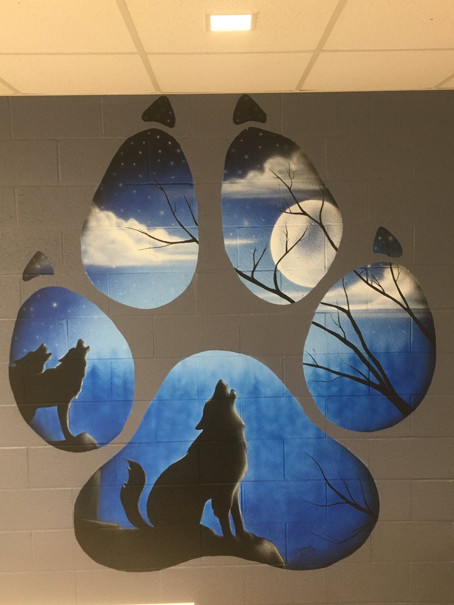 Our new mural for the library is finished! <a href="/LKDSB/">Lambton Kent DSB</a>