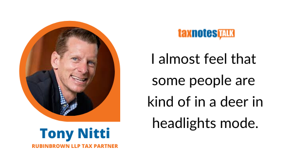 TaxNotes's tweet photo. .@nittiaj says the final rules on #OpportunityZones have been helpful, but also overwhelming for taxpayers and tax pros.
Listen to his interview on #TaxNotesTalk: https://t.co/jzusLqHxCT https://t.co/M8MYr3vKwy