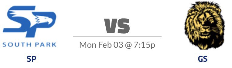 GSHockeyClub's tweet photo. South Park vs. Greensburg-Salem. Monday @ 7:15 Nevin Arena https://t.co/9w52eJjaav