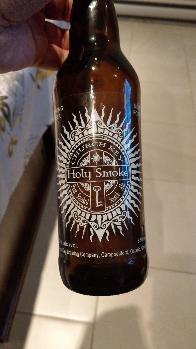 Super Bowl Sunday at Perry's having a <a href="/churchkeybeer/">Church-Key Brewing</a> Holy Smoke Peated Scotch Ale cheering for the <a href="/49ers/">San Francisco 49ers</a> getting the key's to kingdom! #robertduvall #theapostle #whiskyfabric