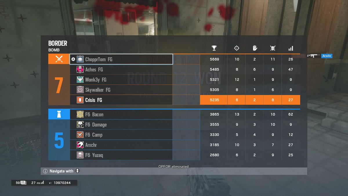 ChopprTom's tweet photo. GG to @F6_Esports  It was a great game. We just pulled the win. But great play from Both teams https://t.co/aVxIvtIgdM