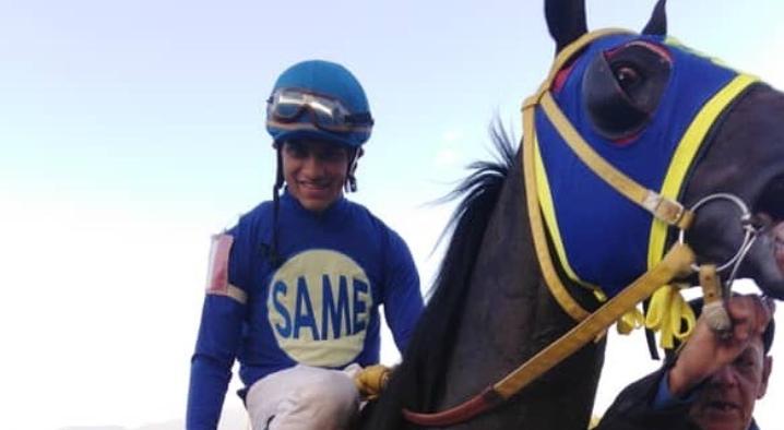 KArayJockey's tweet photo. Primera victoria del año!! 
Gracias a Dios, al propietario y entrenador por la oportunidad brindada.
Vamos por más. https://t.co/6QcA64m7wj