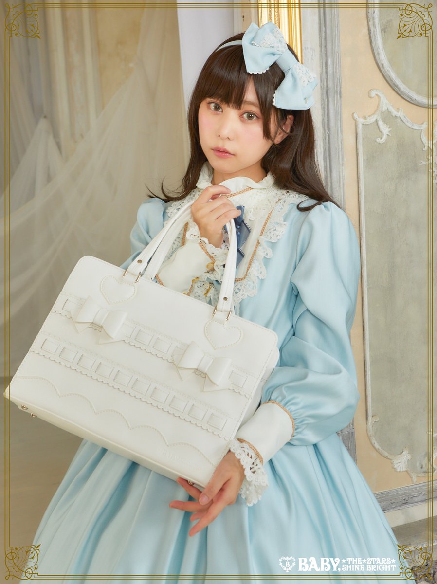 BABY innocenceワンピース＆カチューシャセットサックス