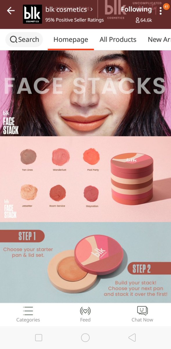 lenemaclang's tweet photo. #BLKFACESTACK is now available on lazada 😍❤ @annecurtissmith @blkcosmeticsph https://t.co/c3vrc36tmi
