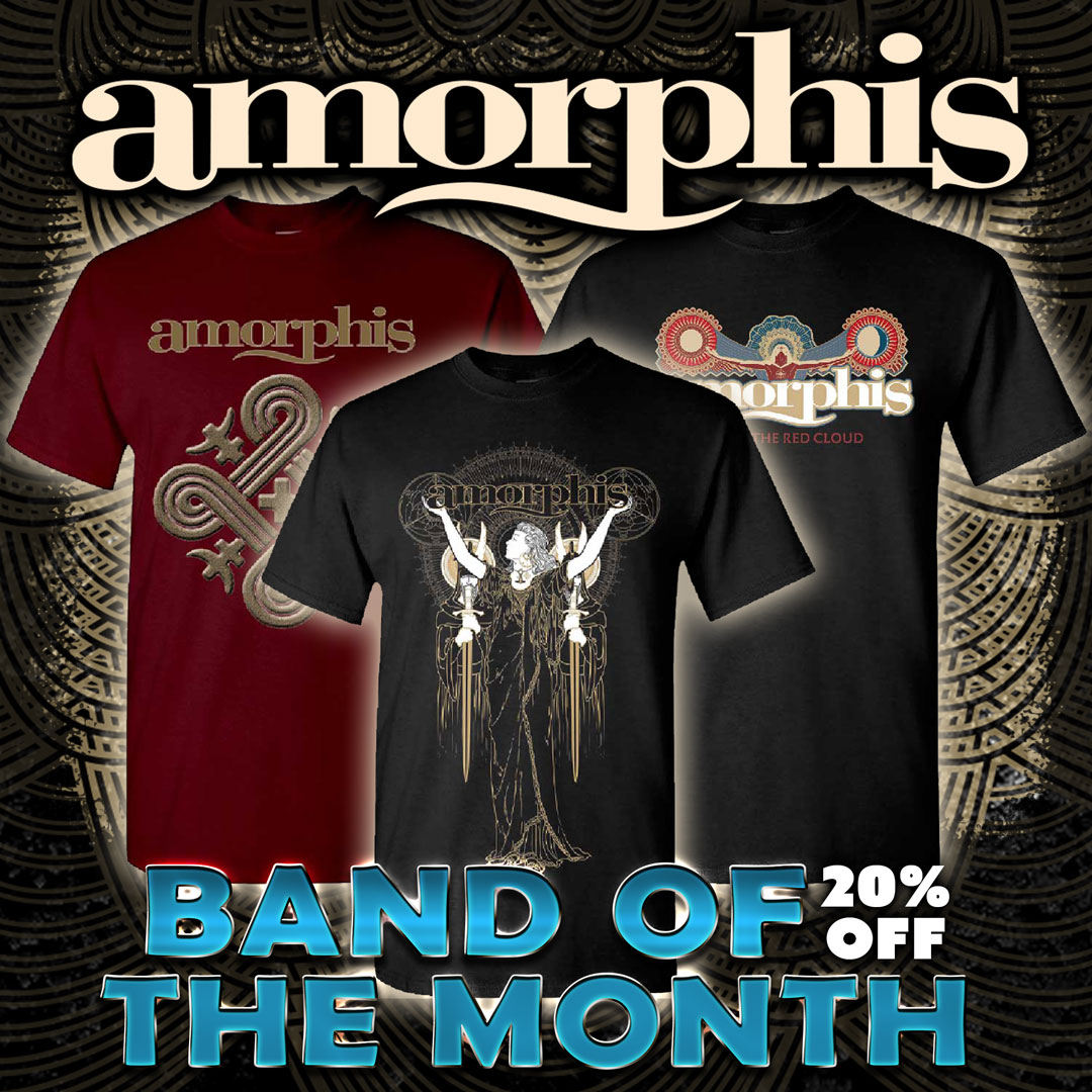 jsrdirect's tweet photo. BAND OF THE MONTH: @Amorphis - Receive 20% OFF on the most captivating merchandise.๐ฅ๐ฅ
https://t.co/dtOsY31UwH
#Amorphis #AmorphisBand #AmorphisFans #AmorphisFansAndFriends #AmorphisFriends #metalhead #heavymetal #deathmetal #blackmetal #metalmusic #folkmetal #progressivemetal https://t.co/3UoIQCSXfv