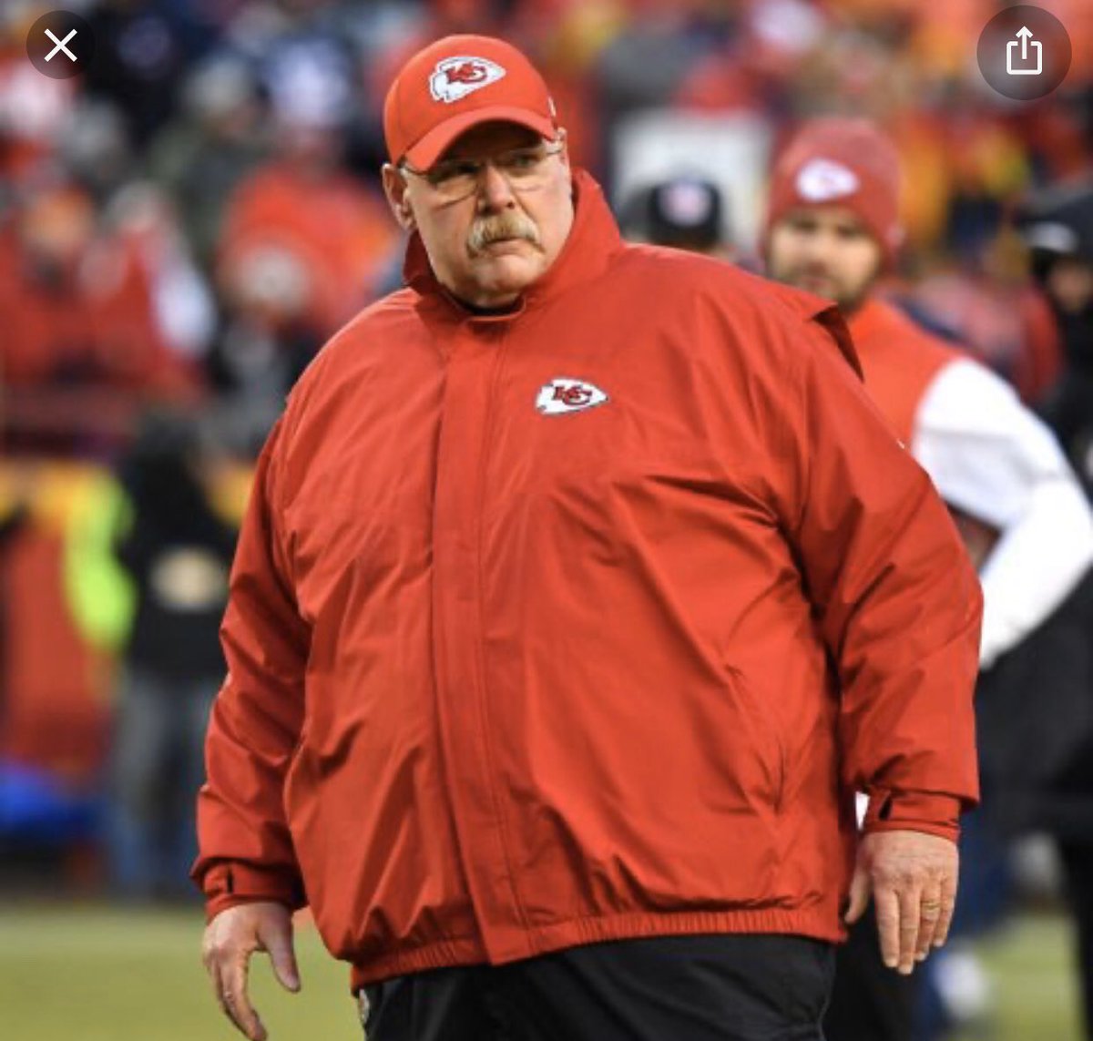 elitraub_'s tweet photo. Hate to do it to em, but... #SuperBowlLIV #AndyReid https://t.co/w05ja7by1J
