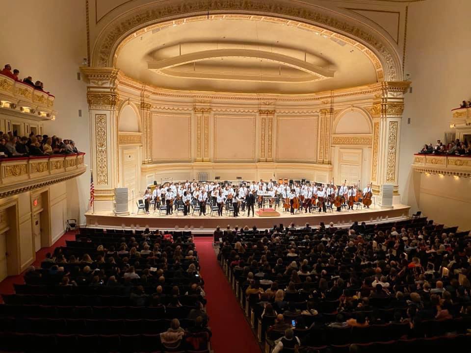 BAorchestra's tweet photo. Congratulations to Madelynn Bryce, Lara Cory, and Seth Hahn on performing at Carnegie Hall in the Honors Performance Series https://t.co/3wEUknMeKk