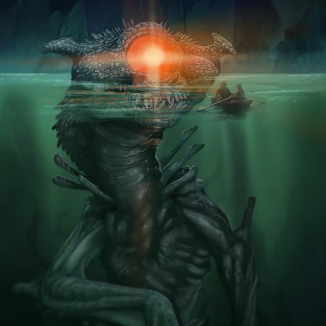 jpowersart's tweet photo. Lovecraftuary Day 1: Bokrug
Went all out for this first one. Trying to think of how I can make each day into a more fully realized illustration. Always fun painting monsters.
#lovecraftuary2020 #horrorart #illustration #painting #procreate #drawingchalle… https://t.co/EaX5prdOBU https://t.co/dP0DGTRkeO