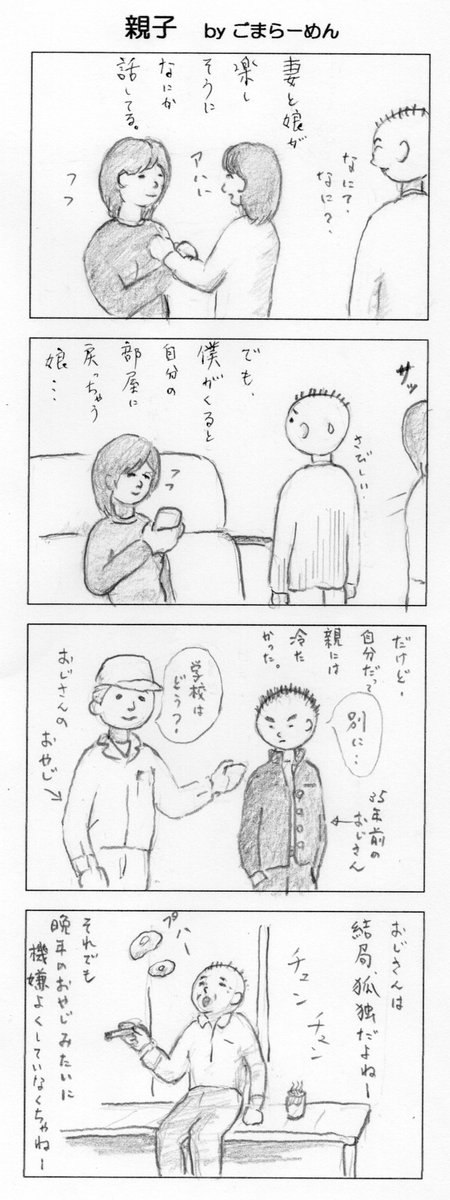 今日のまんが #マンガ #4コマ 