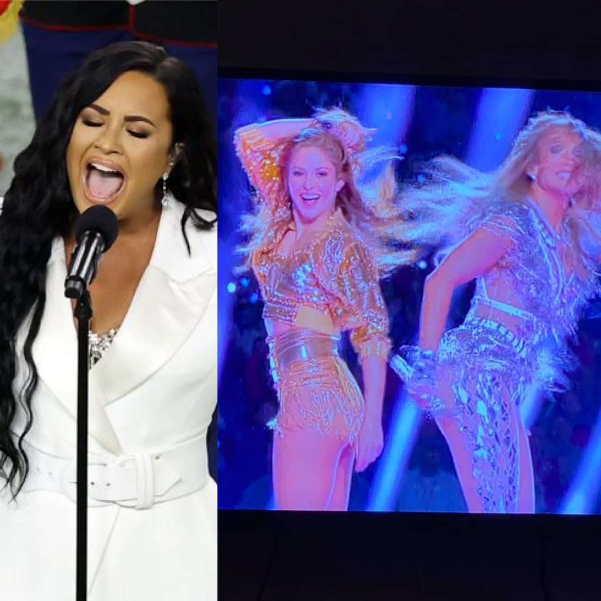 BethMarmolejos's tweet photo. And the world saw the #Latina power, passion and beauty. Yeah!
#Latinas #Inmybood #Proud #JLO #Shakira #Hipsdontlie #AmyLovato @kinga208 @SuperBowl https://t.co/2gCXLEtfr4