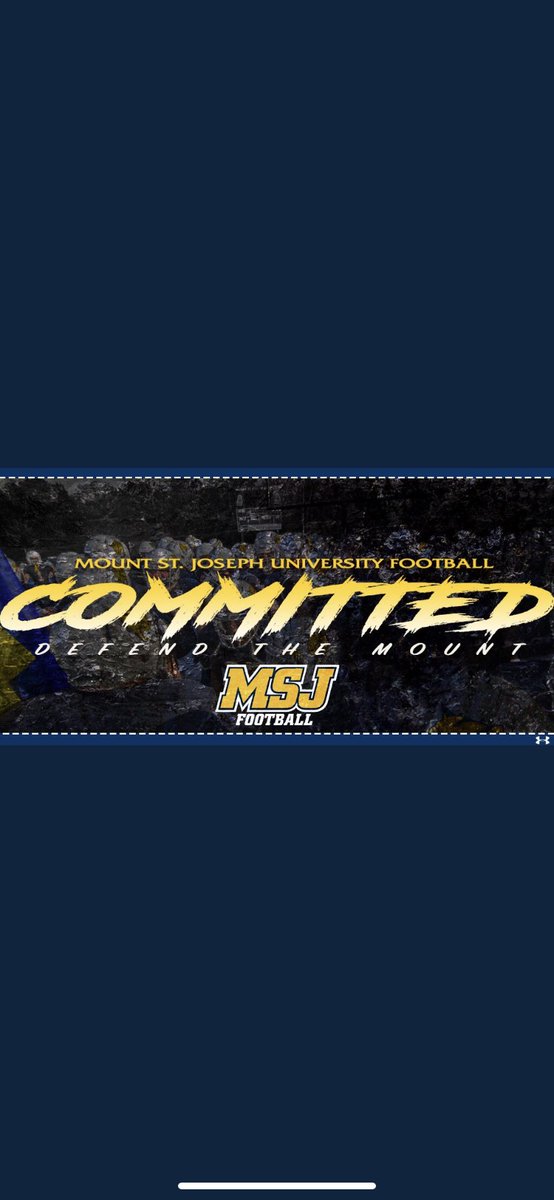 GodfreyJakobi's tweet photo. Very blessed to announce that i am 100% committed and furthering my acedemic and athletics career at, Mount St. Jospeh University!🦁 i want to thank @coachtmsj @MSJ_FB @CalebCorrill @CoachHopperton for this amazing opportunity!! #GoLions https://t.co/yP1AmWdZhU