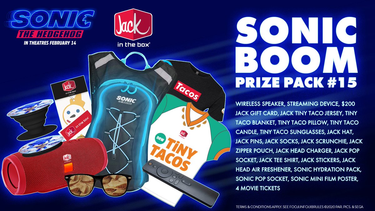 Jack In The Box On Twitter Stop Watching Car Commercials And Start Winning Tweet Jackstinytacos Giveaway For A Chance At Prize Pack 15 Jack In The Box Speaker 200 Jack Gift