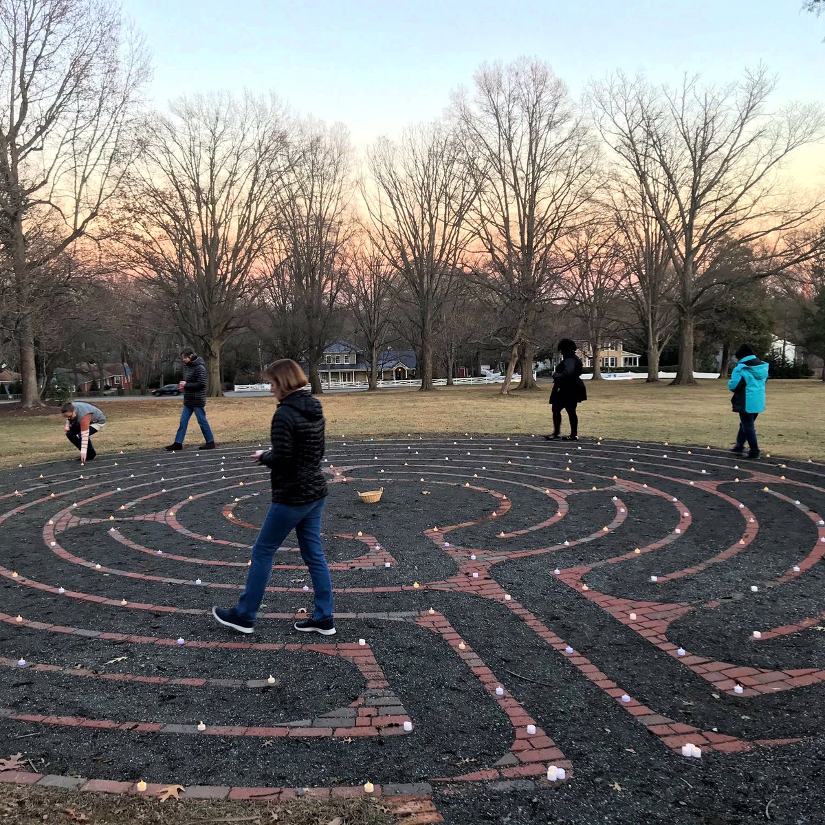 VTS_Seminary's tweet photo. Tonight @VTSLifelong hosted a beautiful candlelight walk through St. Cyprianβs Labyrinth here on campus. A time of reflection and prayer was led by VTS alum Francie Thayer (β14), Director of the Retreat House at Hillsboro. #prayerwalk #prayer #prayerlabyrinth #seminarylife https://t.co/ctsiluHFVD