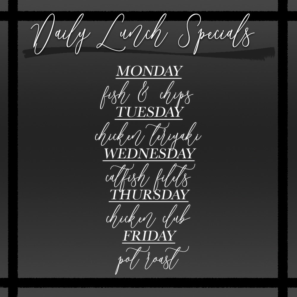 moreheadrenos's tweet photo. Start the week off with us! Come enjoy our $5 Daily Lunch Specials, with one side each! Go Wild, Go West, Go Reno’s! https://t.co/OwJfpVU2R4