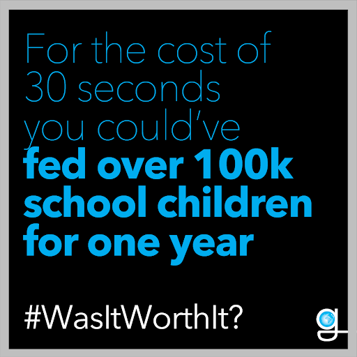 GroundedWorld's tweet photo. Congrats @reeses on your #Superbowl ad, from your friends @GroundedWorld

#WasItWorthIt #SuperBowl2020 #SuperBowlLIV #ad #Reeses #ReesesTake5  #Childhoodhunger #TimeToGetGrounded

https://t.co/6z0PsZJKJK https://t.co/RqAERWL7sI
