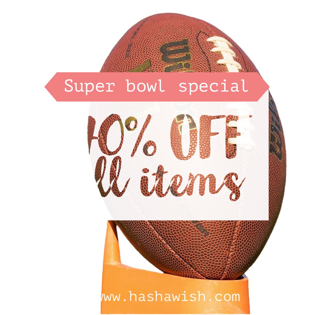 HashWish's tweet photo. enjoy 40% OFF all items on https://t.co/Nu8A8eUUWF 

#SuperBowl #SBLIV #SuperMonday #SuperBowLIV #SuperBowl54 #SuperBowlnaESPN #SuperBowlAd https://t.co/NsGcBJzLMm