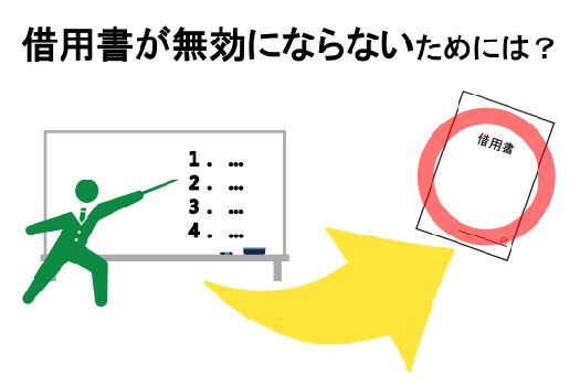 書き方 の 借用 書