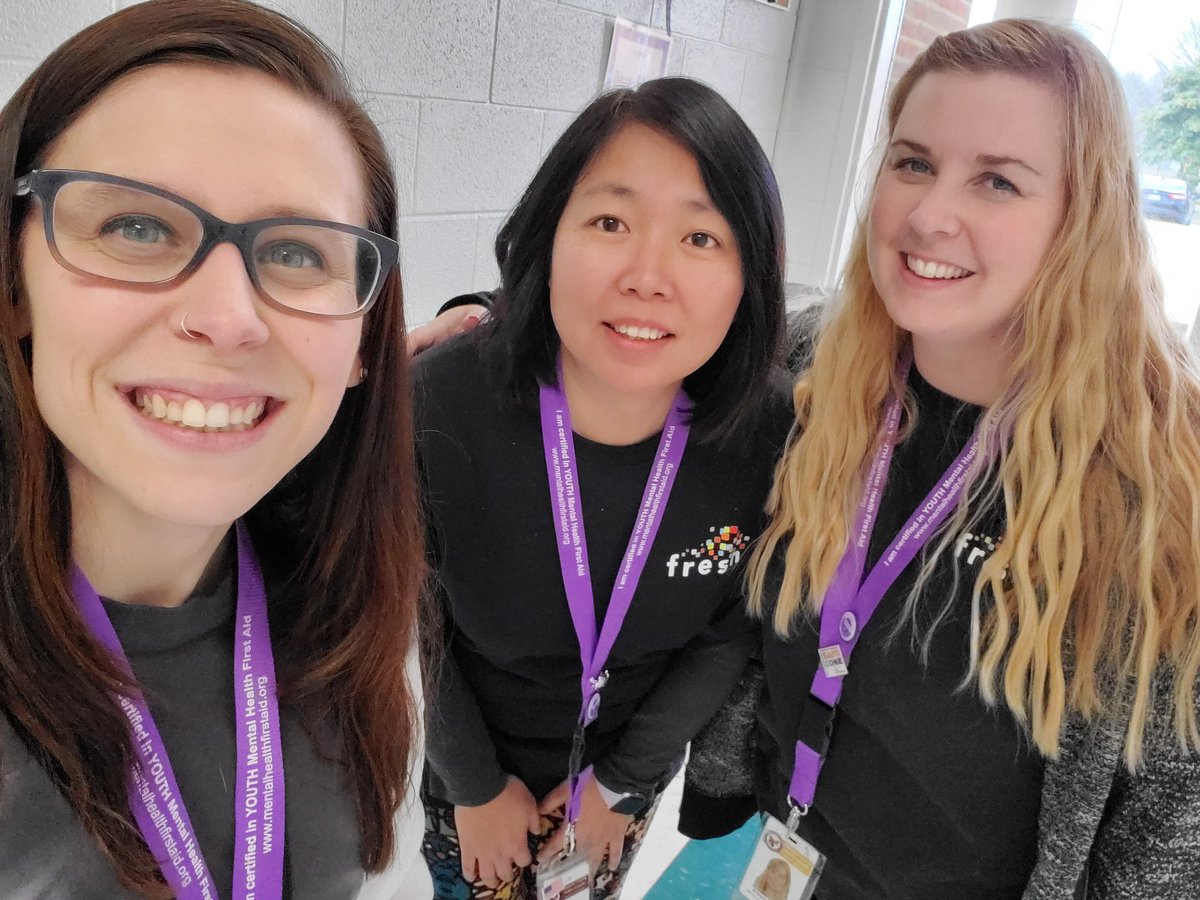 mmpbrown4's tweet photo. Got our purple lanyards! Certified Youth Mental First Aid. More classes are coming up! #FCPS1KidsDeserveIt @mmpbrown4 @mmpwalters4 #teamturtle @MMPTurtles #mentalfirstaid https://t.co/O73iGFQKuv